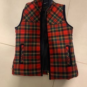 J. Crew Plaid Vest